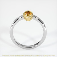 14K Yellow & White Vedic Ring Setting Image