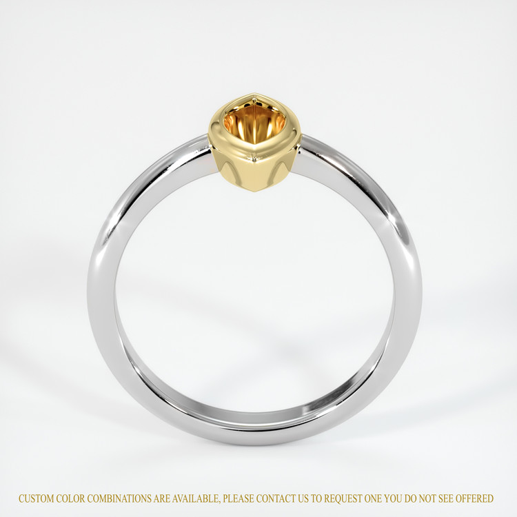 14K Yellow & White Vedic Ring Setting