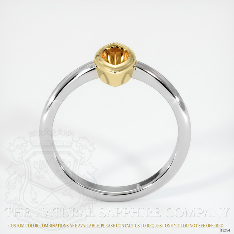 14K Yellow & White Vedic Ring Setting
