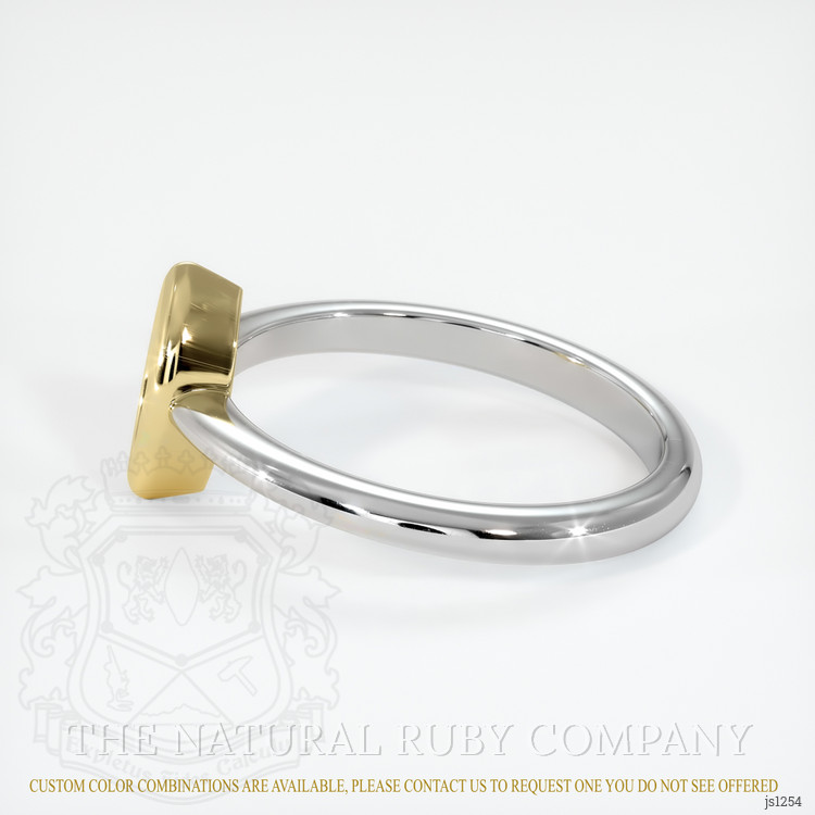 18K Yellow & White Vedic Ring Setting