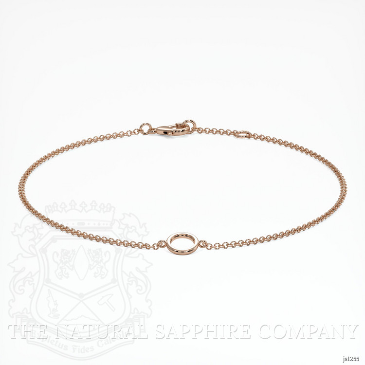 14K Rose Gold Vedic Bracelet Setting