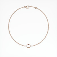 14K Rose Gold Vedic Bracelet Setting Image