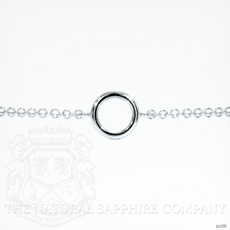 14K White Gold Vedic Bracelet Setting