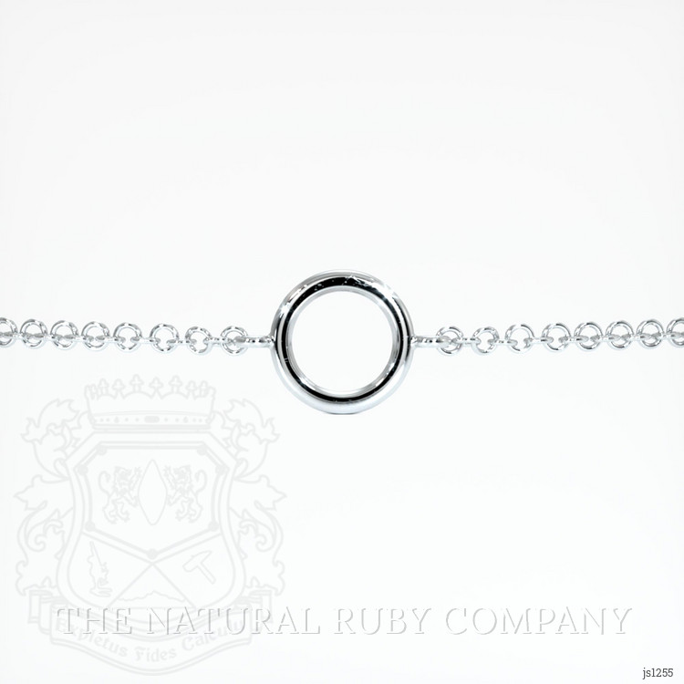 14K White Gold Vedic Bracelet Setting