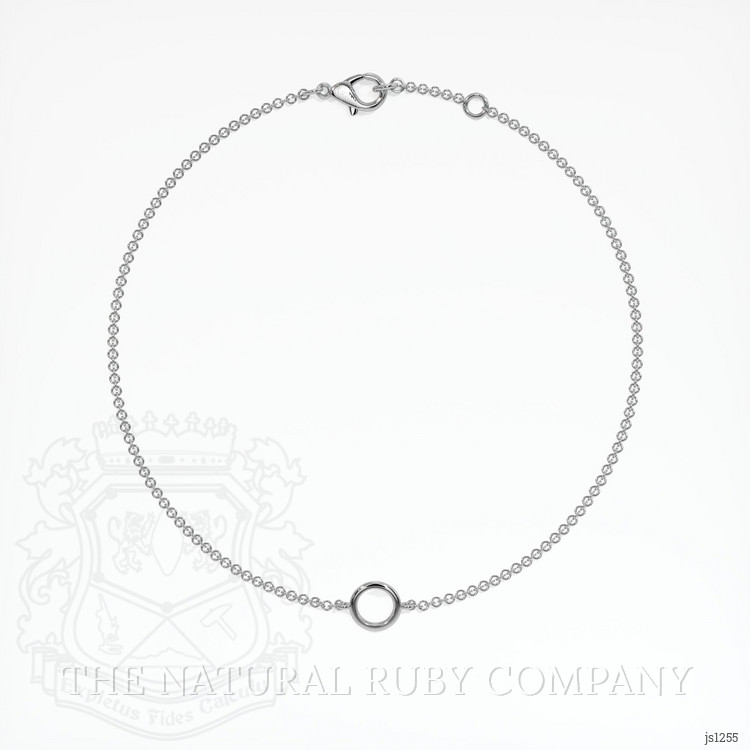 14K White Gold Vedic Bracelet Setting