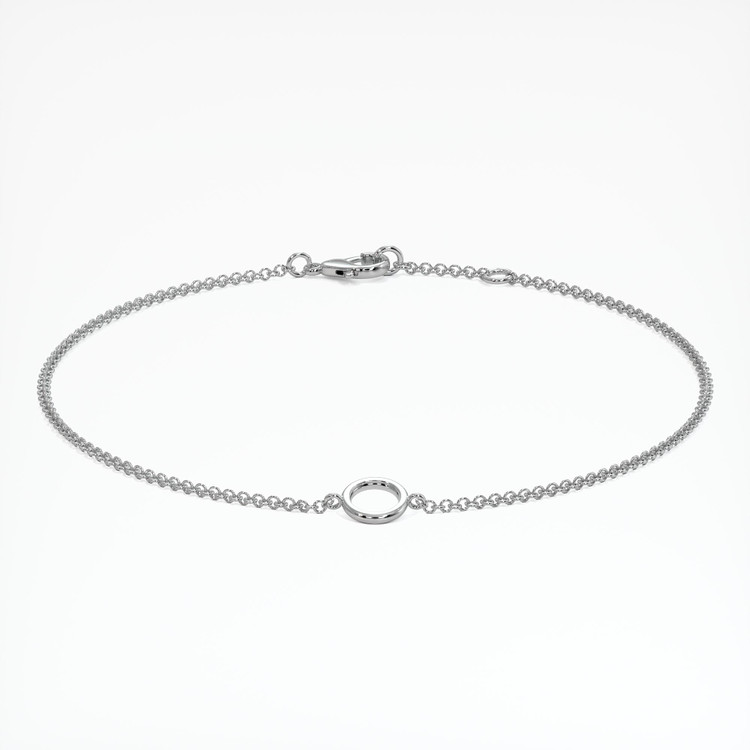 18K White Gold Vedic Bracelet Setting