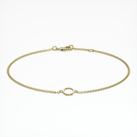 14K Yellow Gold Vedic Bracelet Setting Image