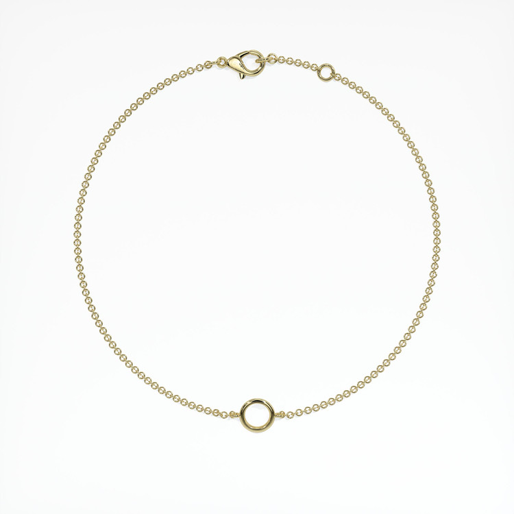 14K Yellow Gold Vedic Bracelet Setting
