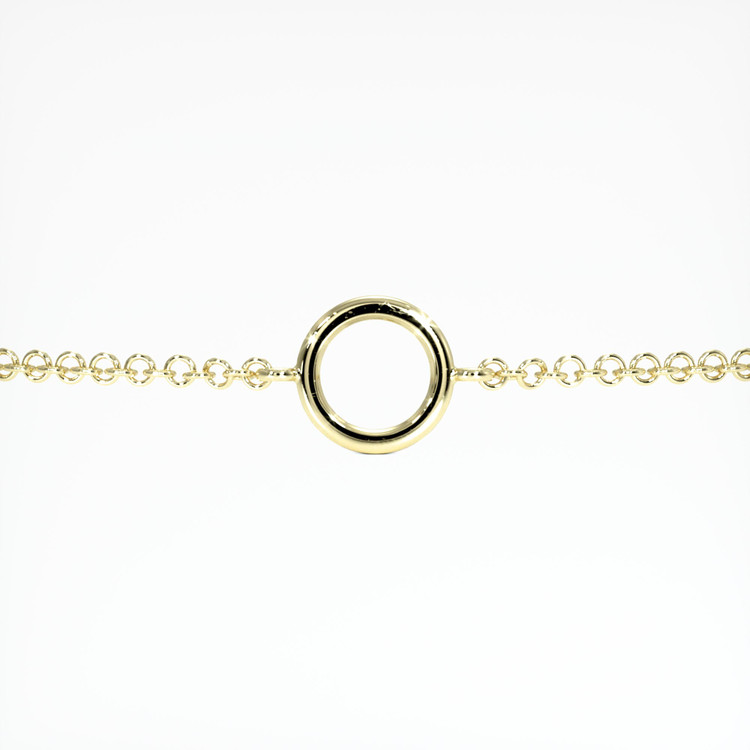 14K Yellow Gold Vedic Bracelet Setting