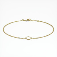 18K Yellow Gold Vedic Bracelet Setting Image