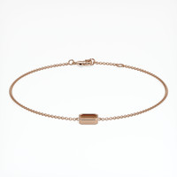 14K Rose Gold Vedic Bracelet Setting Image