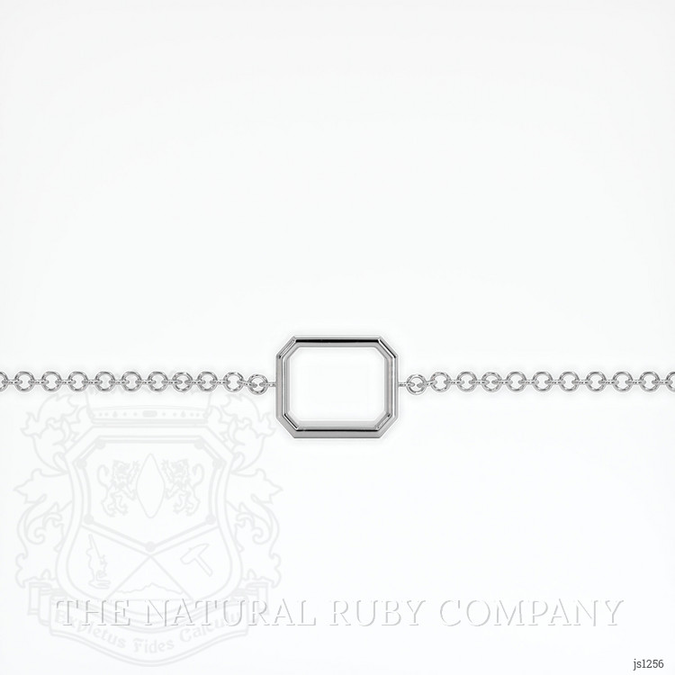 14K White Gold Vedic Bracelet Setting