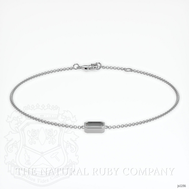 14K White Gold Vedic Bracelet Setting