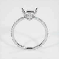 18K White Gold Pave Ring Setting Image
