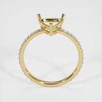14K Yellow Gold Pave Ring Setting Image