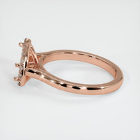 14K Rose Gold Pave Ring Setting Image