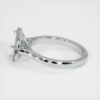 14K White Gold Pave Ring Setting Image