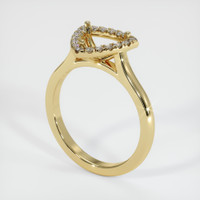  Emerald Ring 1.42 Ct. 18K Yellow Gold Combination Setting
