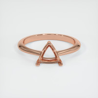 14K Rose Gold Vedic Ring Setting Image