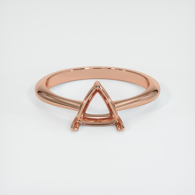 14K Rose Gold Vedic Ring Setting