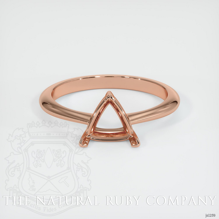 14K Rose Gold Vedic Ring Setting