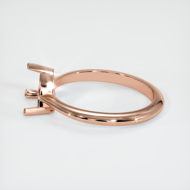 14K Rose Gold Vedic Ring Setting