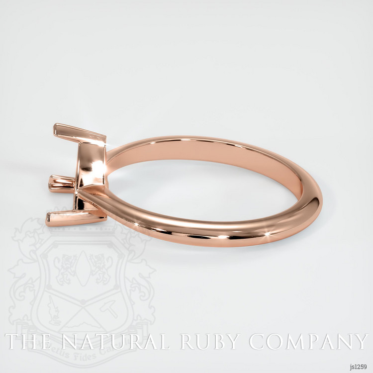 14K Rose Gold Vedic Ring Setting