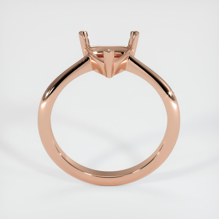14K Rose Gold Vedic Ring Setting