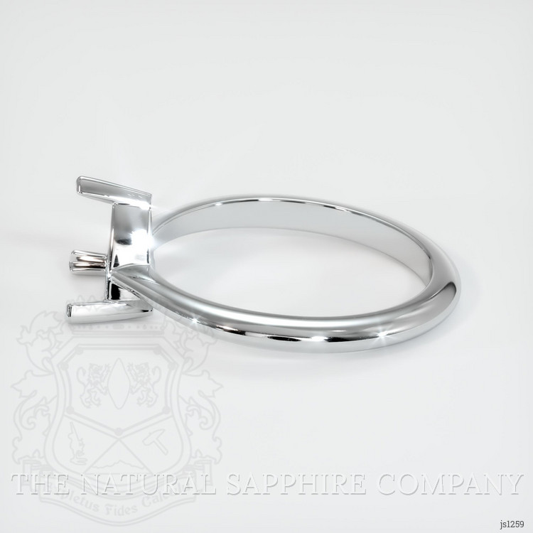 14K White Gold Vedic Ring Setting