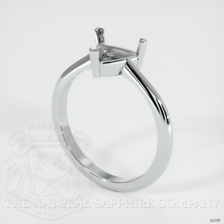 18K White Gold Vedic Ring Setting