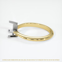 14K White & Yellow Vedic Ring Setting Image