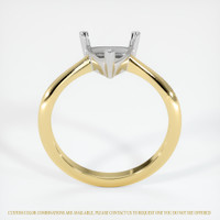 18K White & Yellow Vedic Ring Setting Image