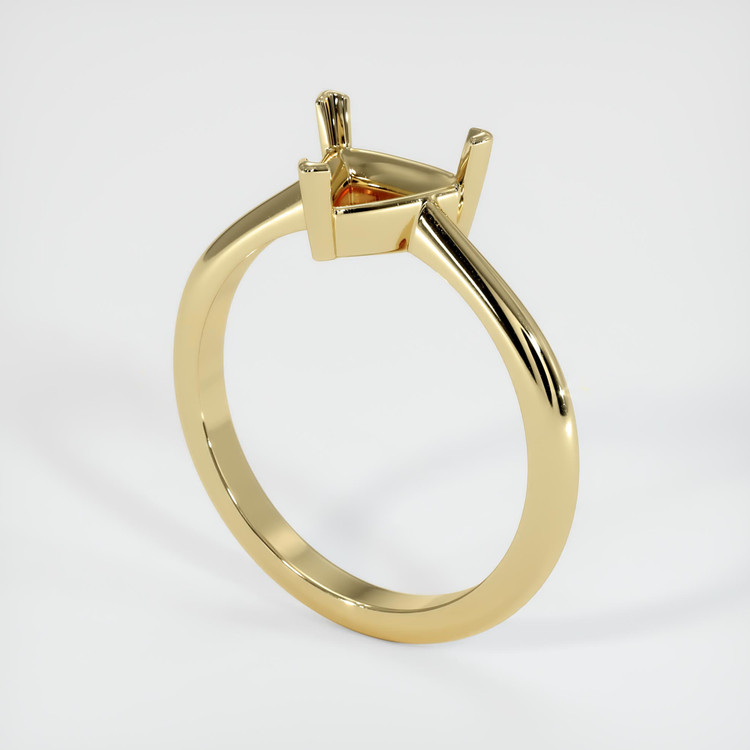 14K Yellow Gold Vedic Ring Setting