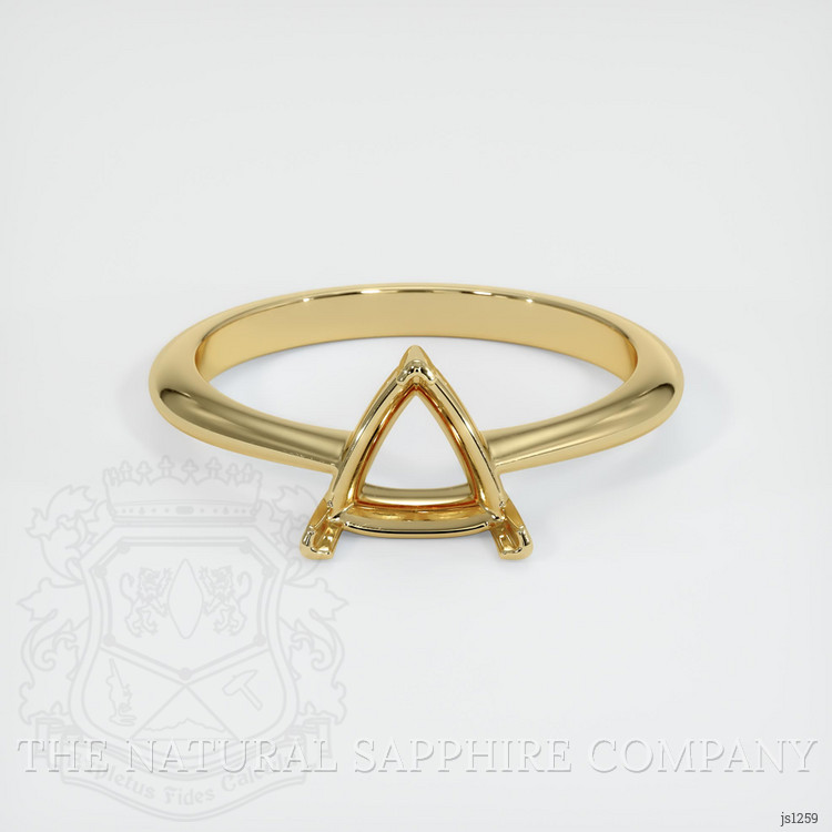 14K Yellow Gold Vedic Ring Setting