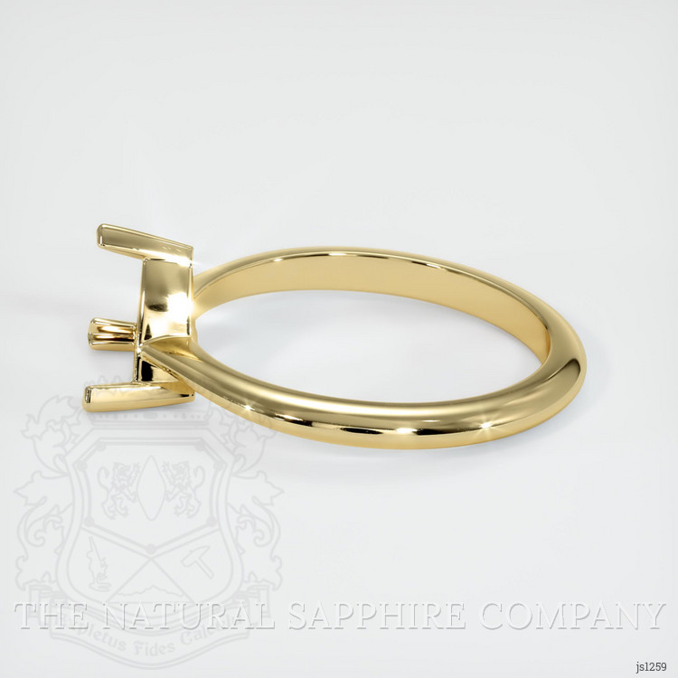 14K Yellow Gold Vedic Ring Setting
