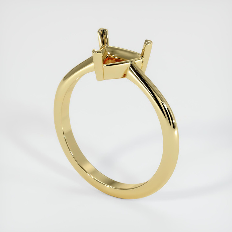 18K Yellow Gold Vedic Ring Setting