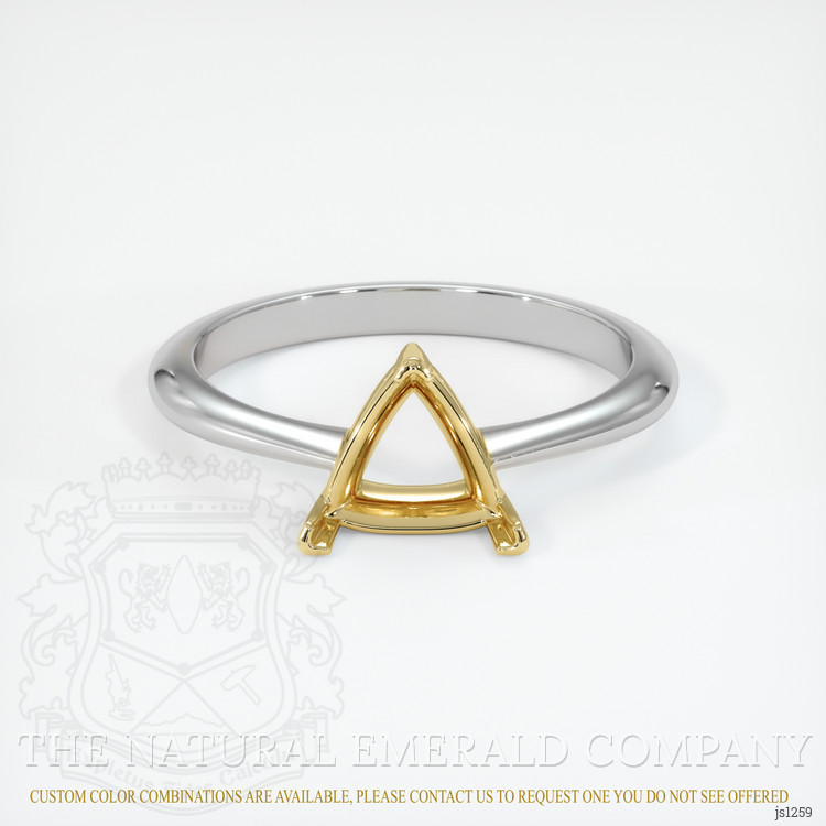 18K Yellow & White Vedic Ring Setting