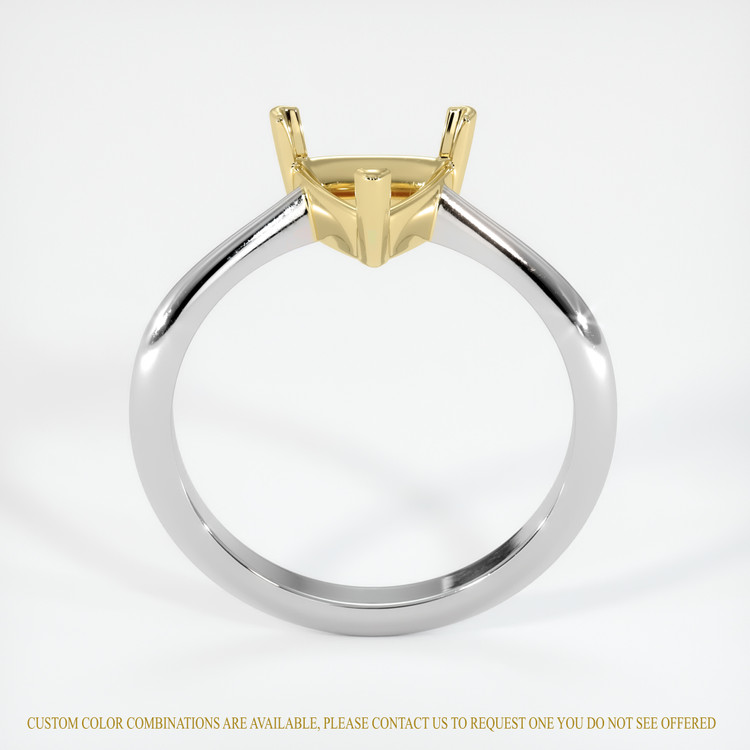 18K Yellow & White Vedic Ring Setting