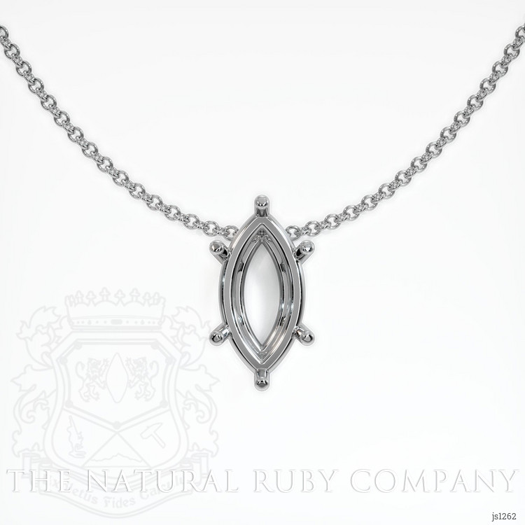 Platinum 950 Solitaire Pendant Setting