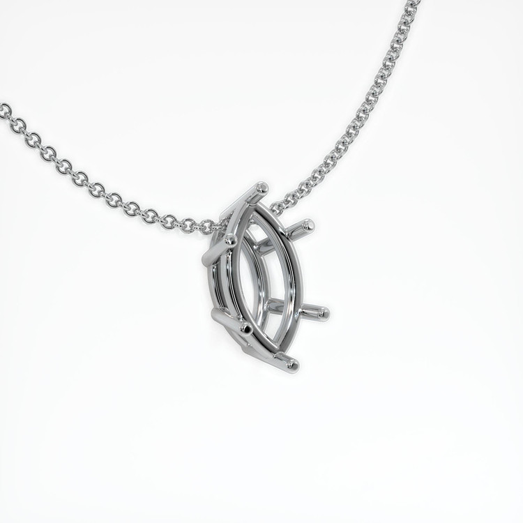 Platinum 950 Solitaire Pendant Setting