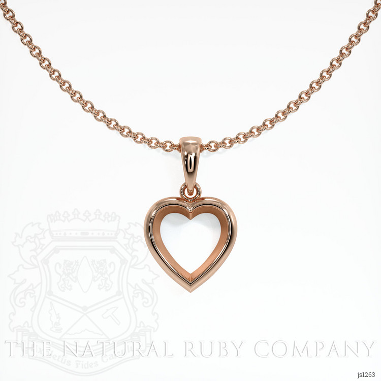 14K Rose Gold Vedic Pendant Setting