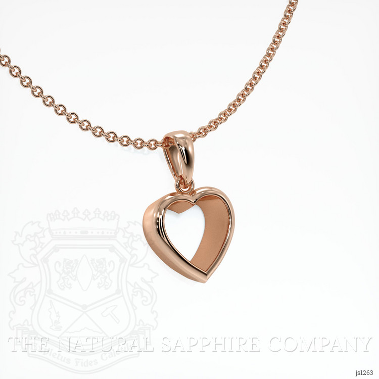 14K Rose Gold Vedic Pendant Setting