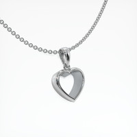 10K White Gold Vedic Pendant Setting Image