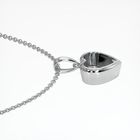 10K White Gold Vedic Pendant Setting Image