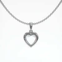 14K White Gold Vedic Pendant Setting Video