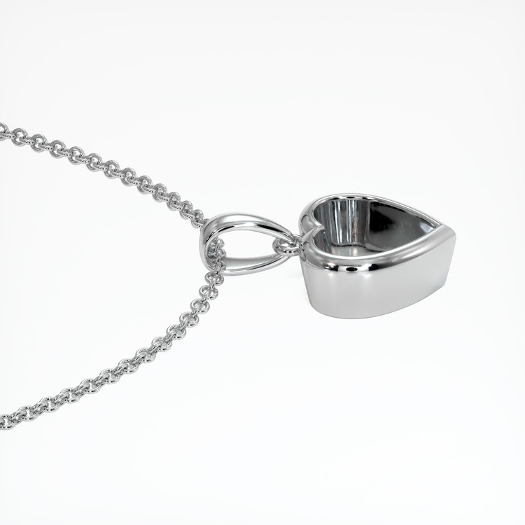 18K White Gold Vedic Pendant Setting