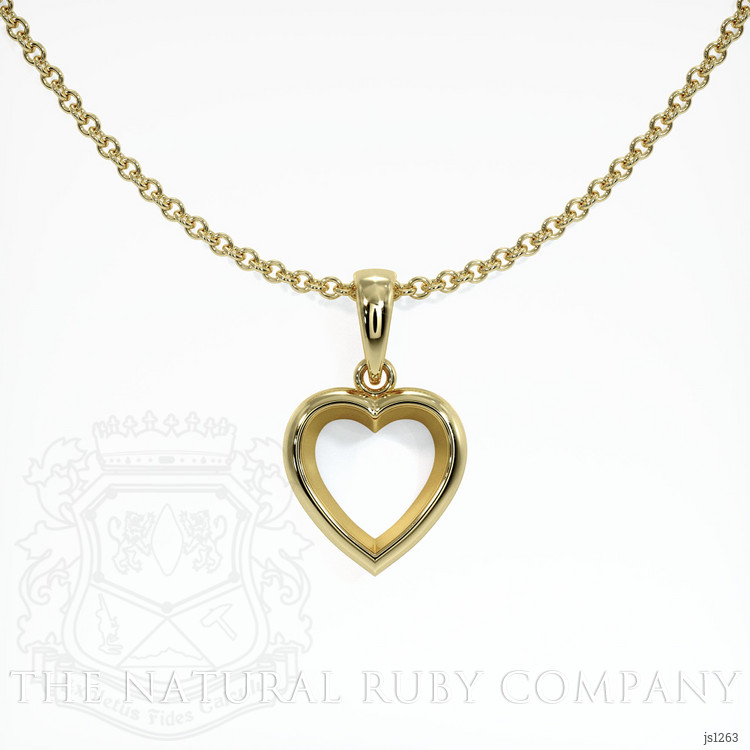 14K Yellow Gold Vedic Pendant Setting