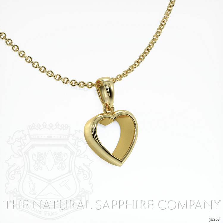 14K Yellow Gold Vedic Pendant Setting