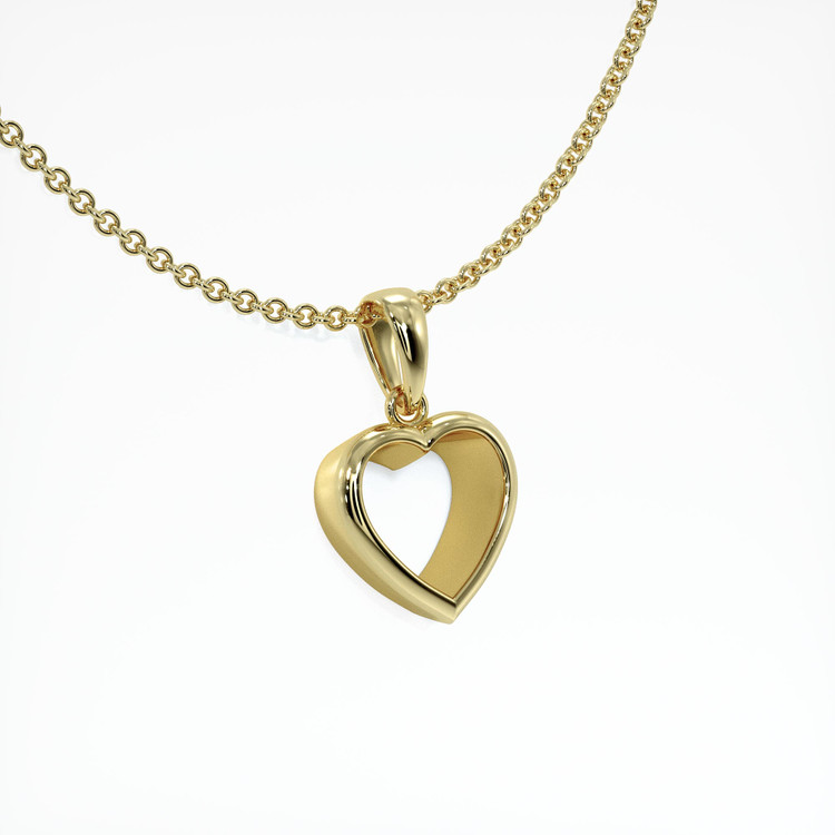 14K Yellow Gold Vedic Pendant Setting