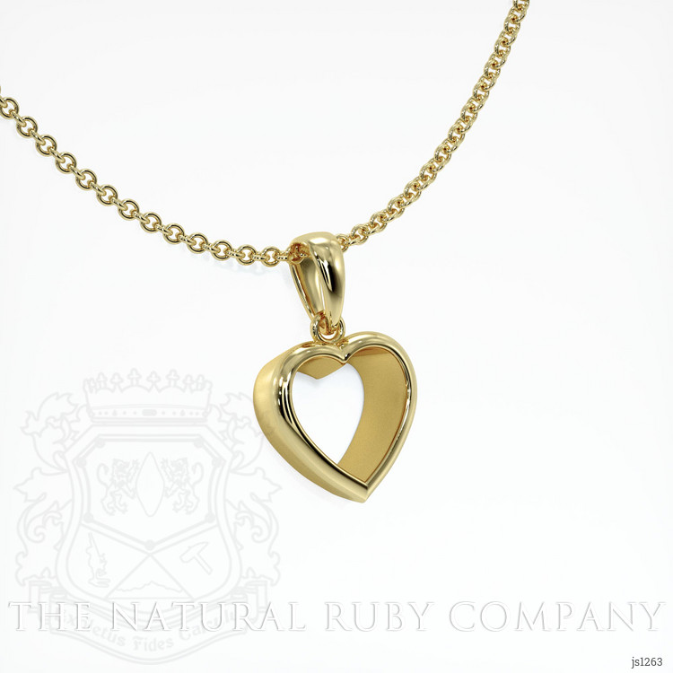 14K Yellow Gold Vedic Pendant Setting